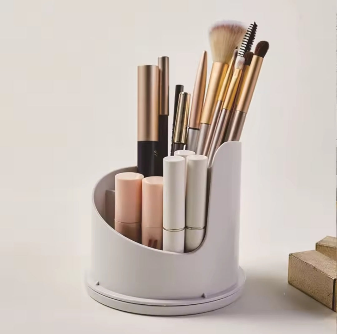 360° Rotating Makeup Brush Holder
