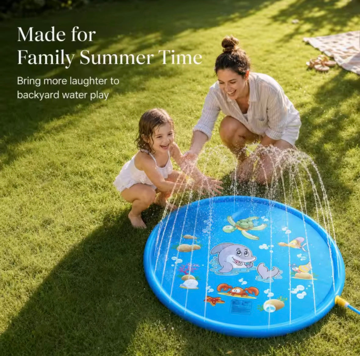 Inflatable Baby Play Mat Water Play Mat For Kids Pool Mat 70x60x15cm