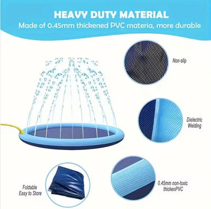 Inflatable Baby Play Mat Water Play Mat For Kids Pool Mat 70x60x15cm