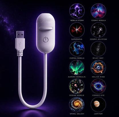 12-in-1 Galaxy Projector Night Light