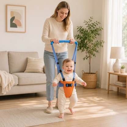 Anti-Fall Toddler Walking Harness and Safety Reins | Adjustable Baby Walker