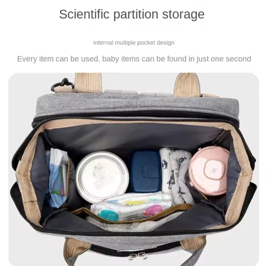 3 In 1 Diaper Bag Backpack Foldable