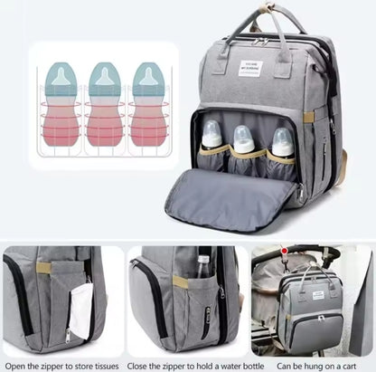3 In 1 Diaper Bag Backpack Foldable