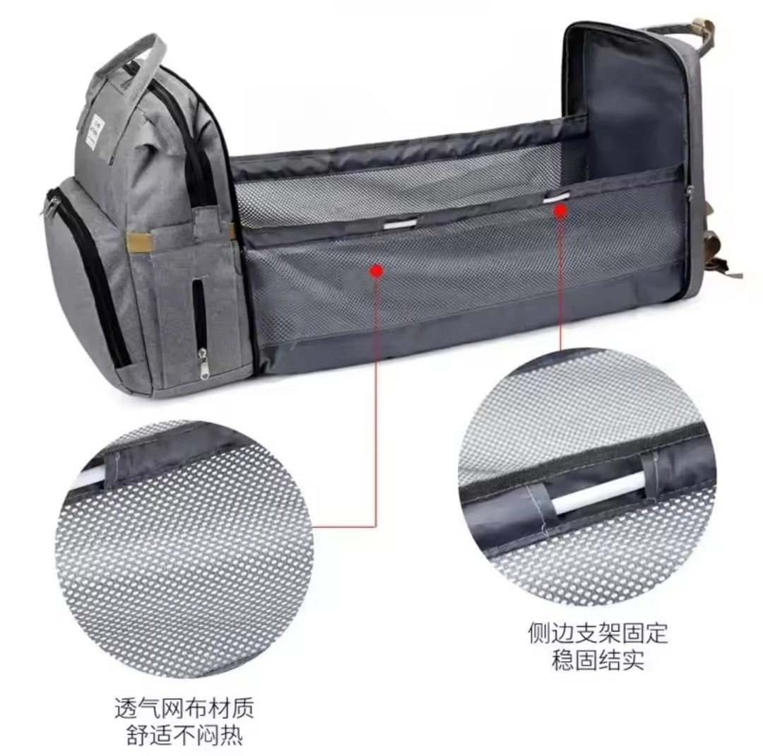 3 In 1 Diaper Bag Backpack Foldable