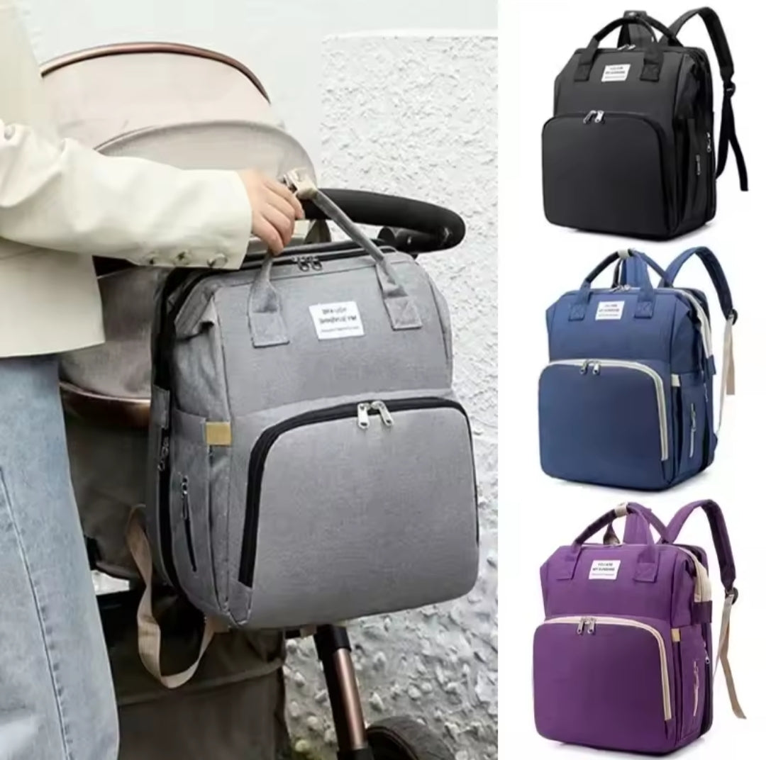 3 In 1 Diaper Bag Backpack Foldable