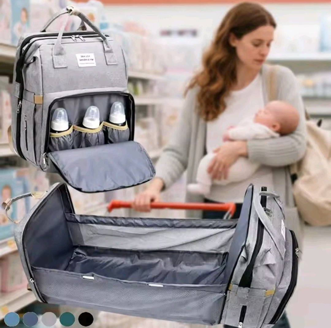 3 In 1 Diaper Bag Backpack Foldable
