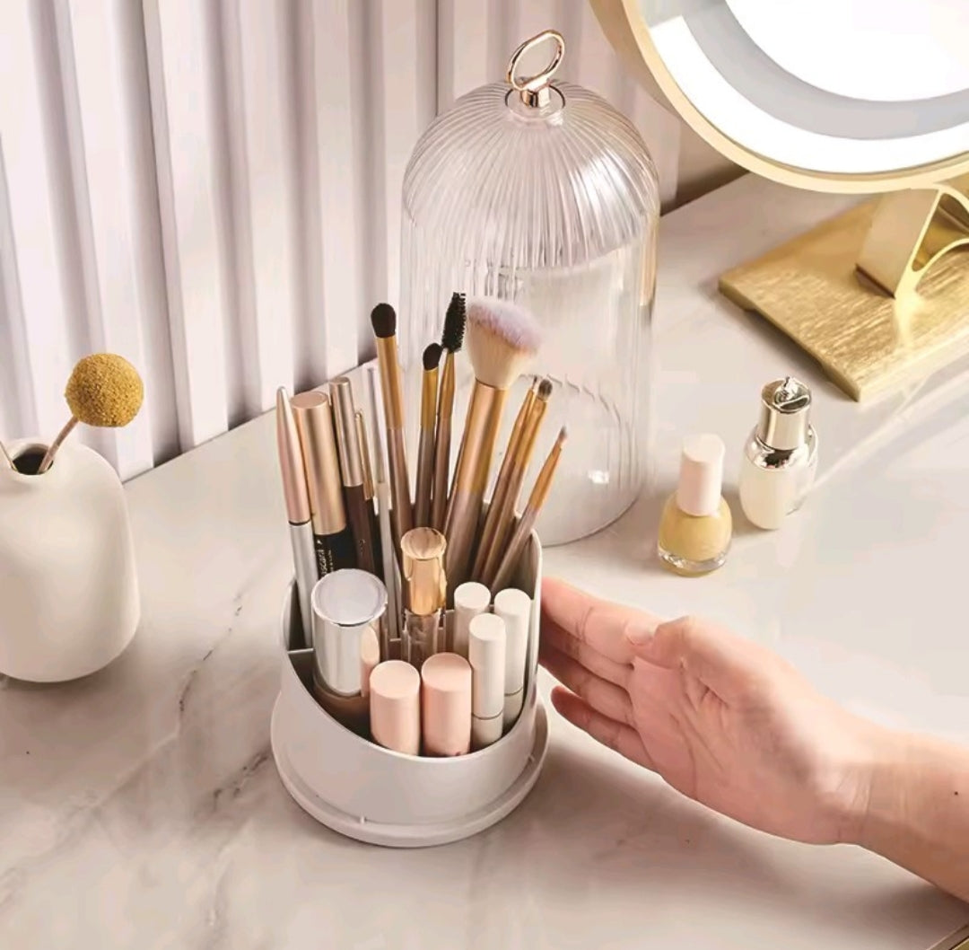 360° Rotating Makeup Brush Holder