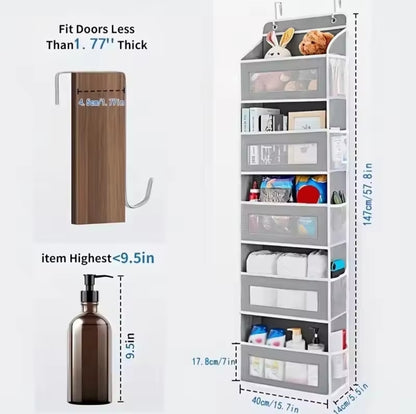 Pack Of 3 | 5-Shelf Hanging Storage Organizer