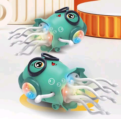 Auto-sensing Avoiding Dancing Jellyfish Kid Electronic Pet Toys Cartoon LED