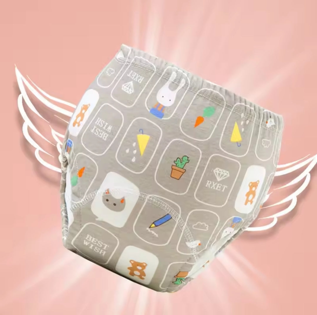 5 Pieace Reusable Elinfant Ecological Baby Diaper