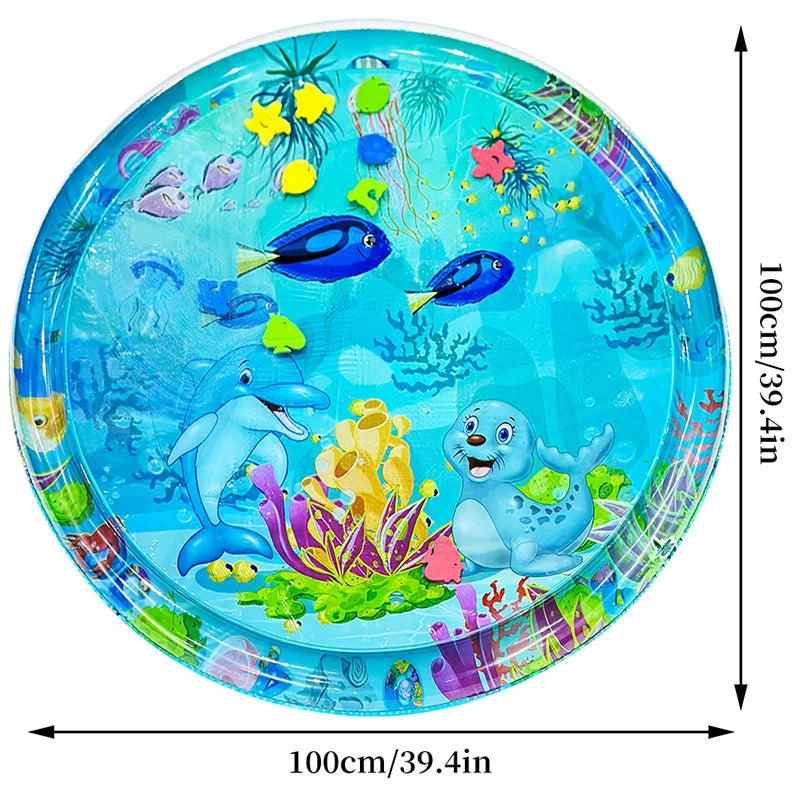 Inflatable Baby Play Mat Water Play Mat For Kids Pool Mat 70x60x15cm