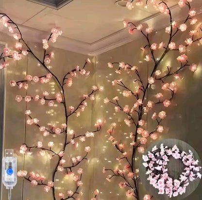 8 Modes Cherry Blossom 48 Led USB Tree Branch Rattan Lights