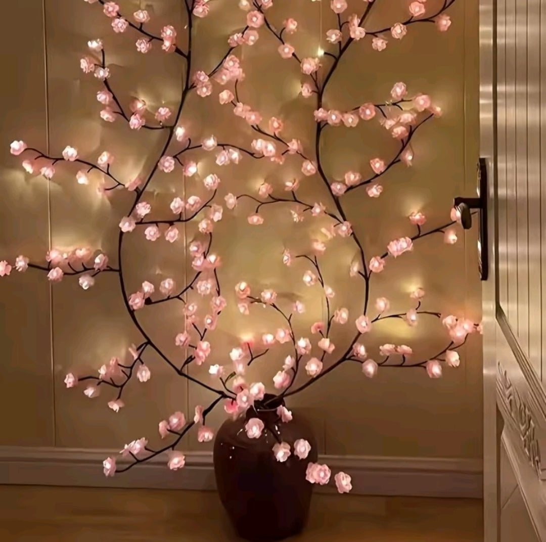 8 Modes Cherry Blossom 48 Led USB Tree Branch Rattan Lights