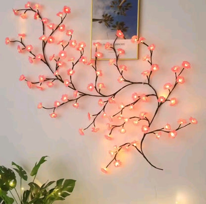 8 Modes Cherry Blossom 48 Led USB Tree Branch Rattan Lights